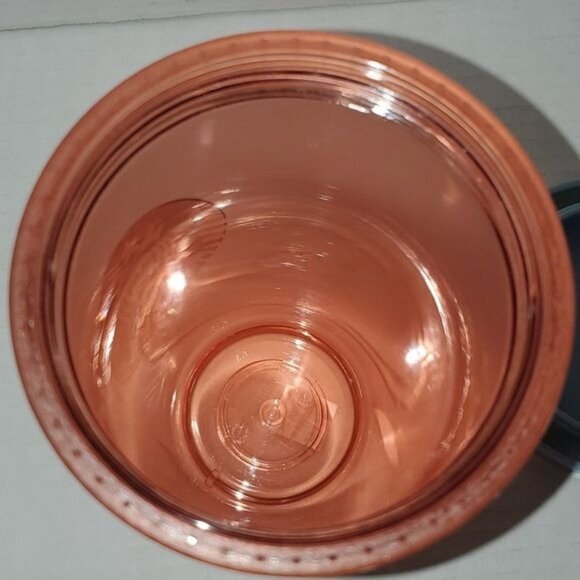 16 Oz Starbucks Coffee 2019 Summer Grande Red FROSTED Cold Cup Travel Tumbler - Picture 8 of 14